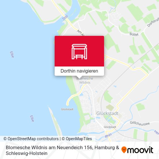Blomesche Wildnis am Neuendeich 156 Karte