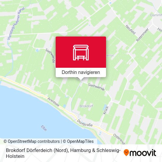 Brokdorf Dörferdeich (Nord) Karte