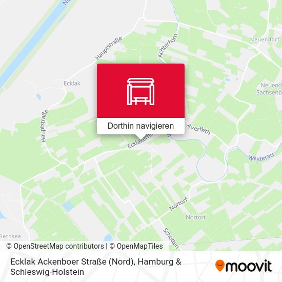 Ecklak Ackenboer Straße (Nord) Karte