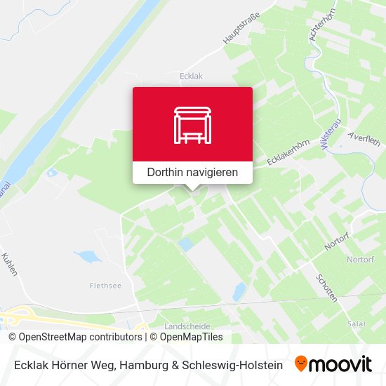 Ecklak Hörner Weg Karte