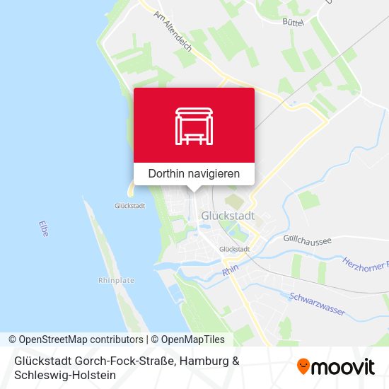 Glückstadt Gorch-Fock-Straße Karte