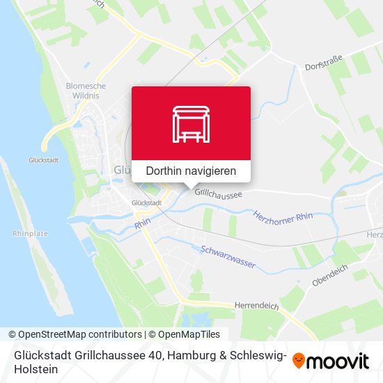 Glückstadt Grillchaussee 40 Karte