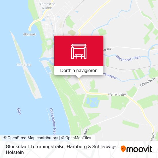 Glückstadt Temmingstraße Karte