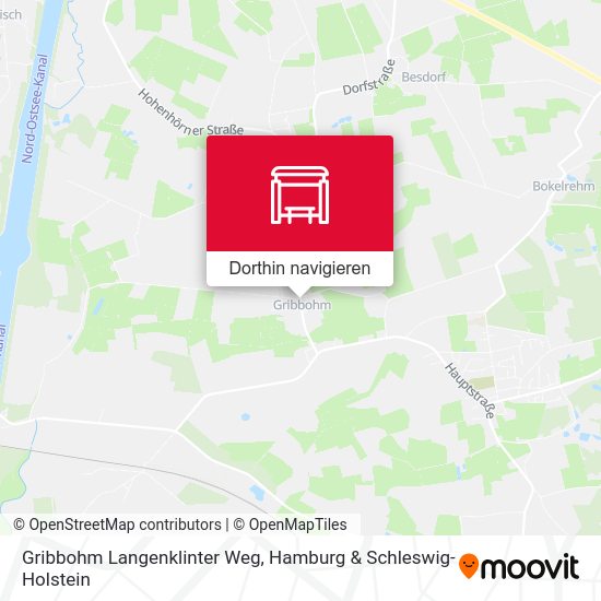 Gribbohm Langenklinter Weg Karte
