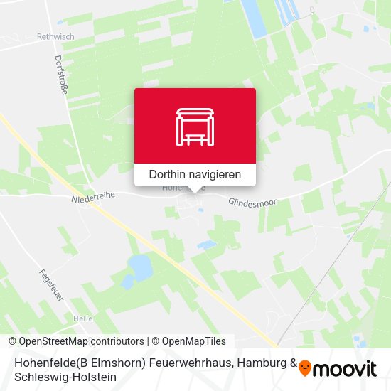 Hohenfelde(B Elmshorn) Feuerwehrhaus Karte
