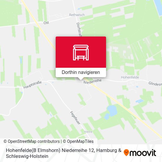 Hohenfelde(B Elmshorn) Niederreihe 12 Karte