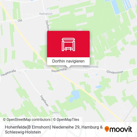 Hohenfelde(B Elmshorn) Niederreihe 29 Karte