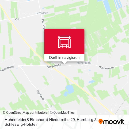 Hohenfelde(B Elmshorn) Niederreihe 29 Karte