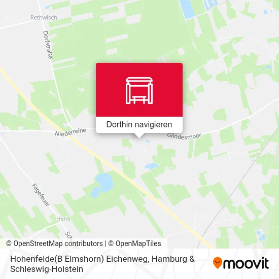 Hohenfelde(B Elmshorn) Eichenweg Karte