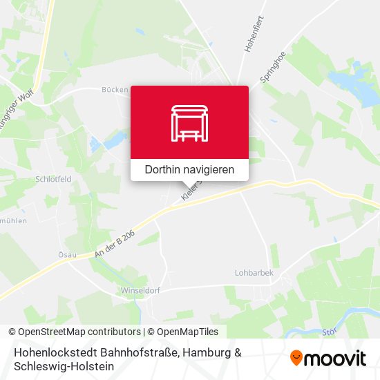 Hohenlockstedt Bahnhofstraße Karte