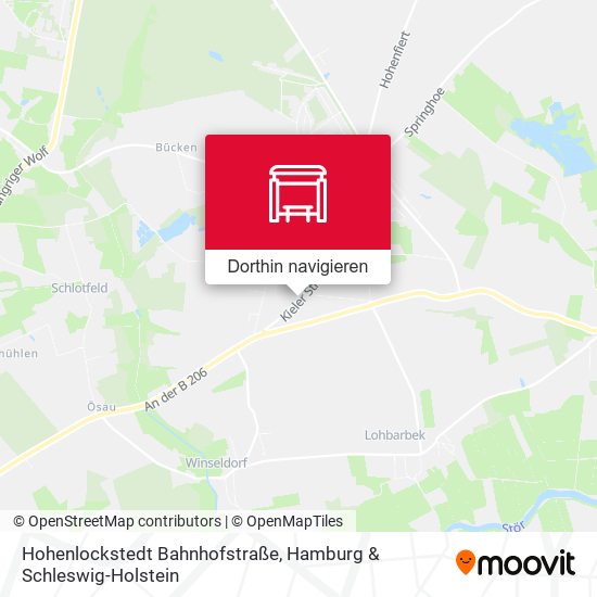 Hohenlockstedt Bahnhofstraße Karte