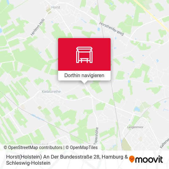 Horst(Holstein) An Der Bundesstraße 28 Karte