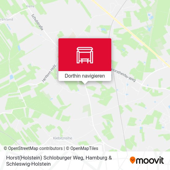 Horst(Holstein) Schloburger Weg Karte