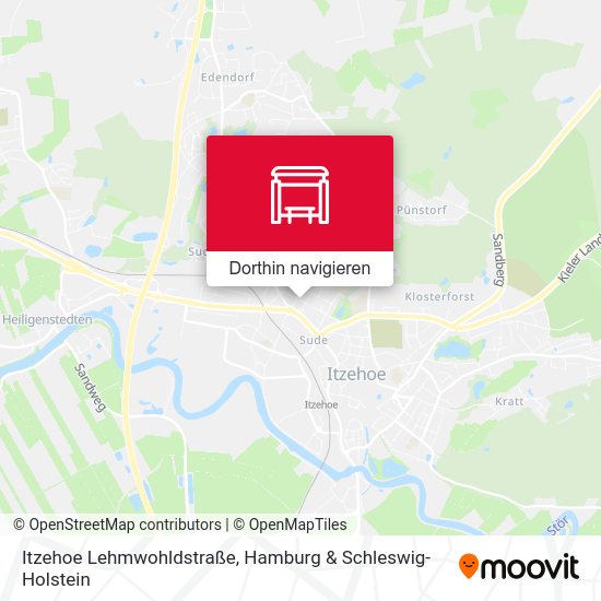 Itzehoe Lehmwohldstraße Karte