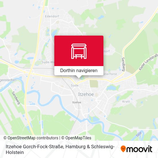 Itzehoe Gorch-Fock-Straße Karte