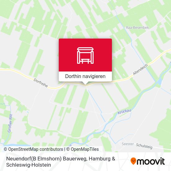 Neuendorf(B Elmshorn) Bauerweg Karte
