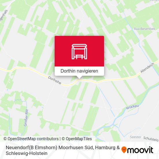 Neuendorf(B Elmshorn) Moorhusen Süd Karte