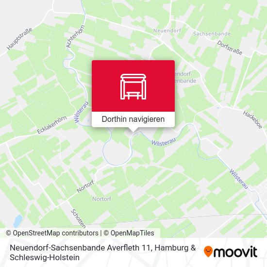 Neuendorf-Sachsenbande Averfleth 11 Karte