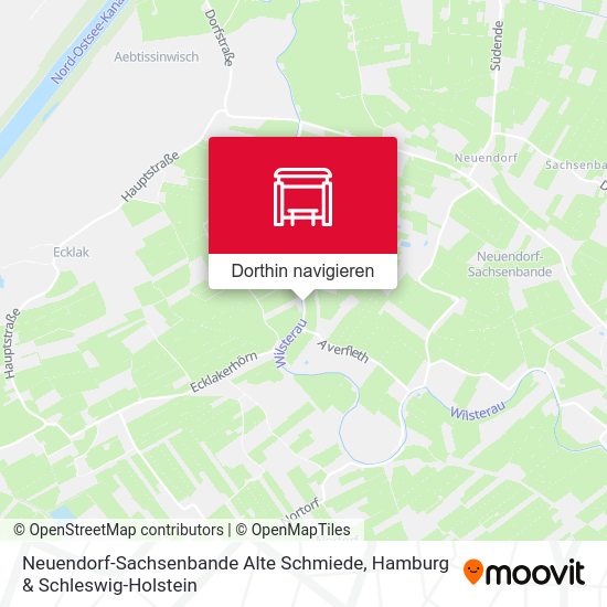 Neuendorf-Sachsenbande Alte Schmiede Karte