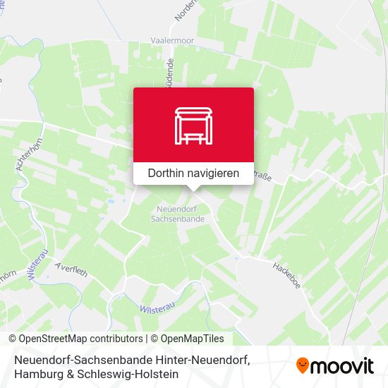 Neuendorf-Sachsenbande Hinter-Neuendorf Karte