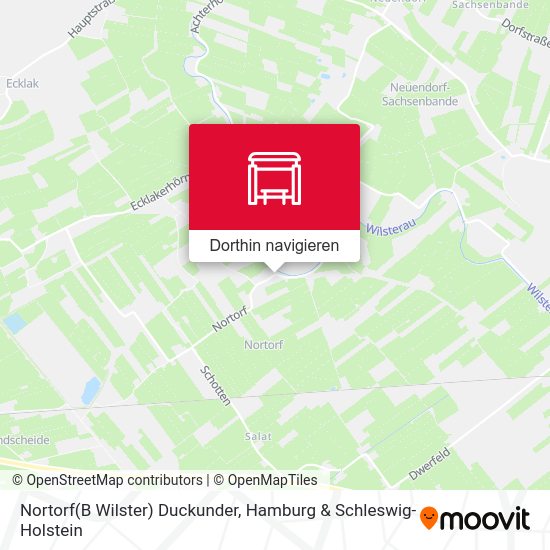 Nortorf(B Wilster) Duckunder Karte