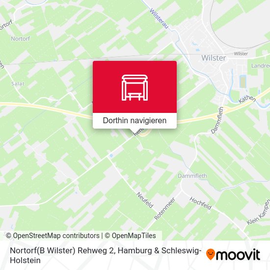 Nortorf(B Wilster) Rehweg 2 Karte