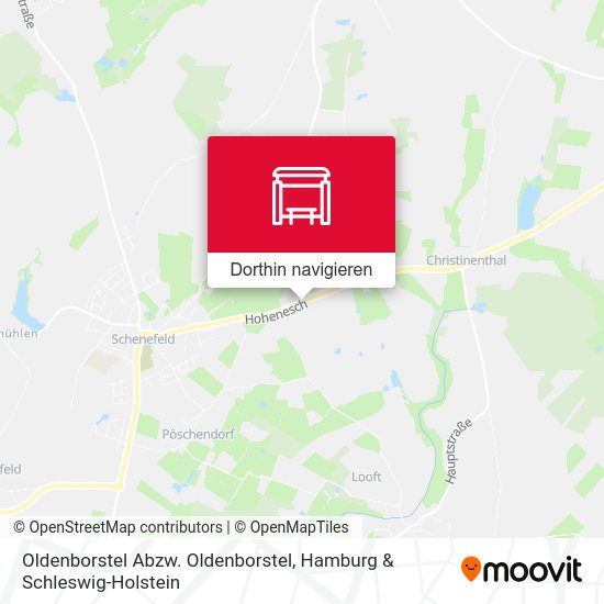 Oldenborstel Abzw. Oldenborstel Karte