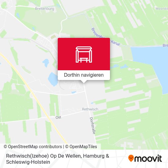 Rethwisch(Izehoe) Op De Wellen Karte