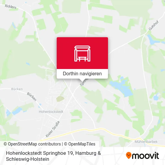 Hohenlockstedt Springhoe 19 Karte