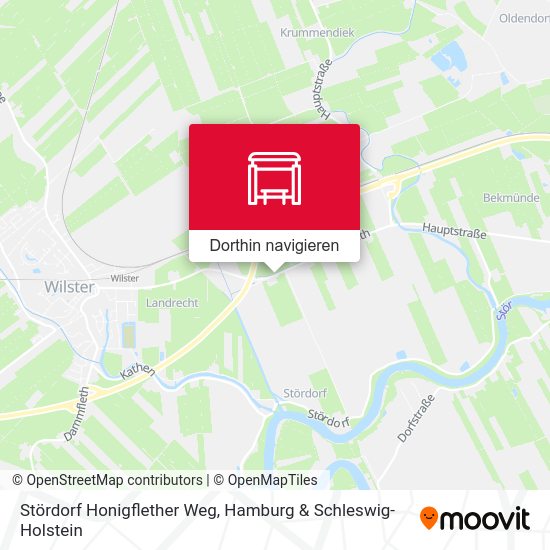 Stördorf Honigflether Weg Karte