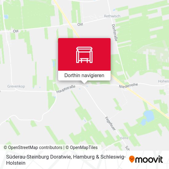 Süderau-Steinburg Doratwie Karte