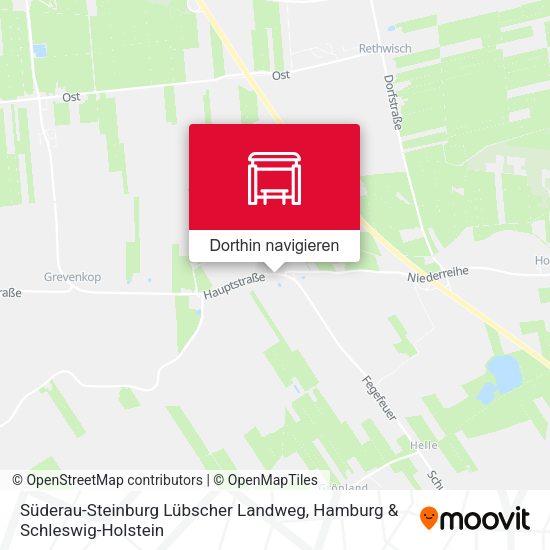 Süderau-Steinburg Lübscher Landweg Karte