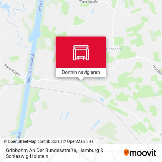 Gribbohm An Der Bundesstraße Karte