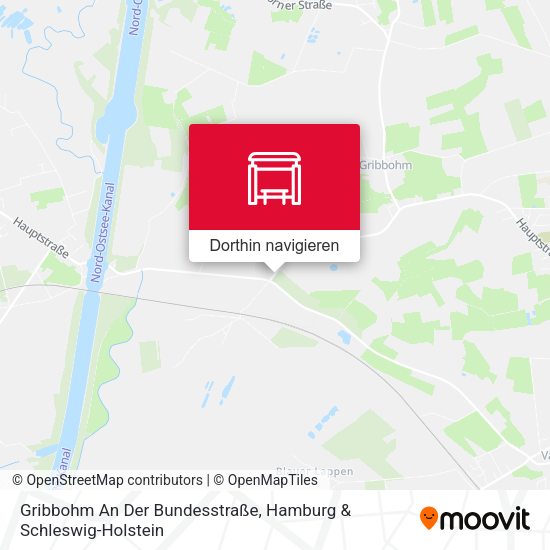 Gribbohm An Der Bundesstraße Karte