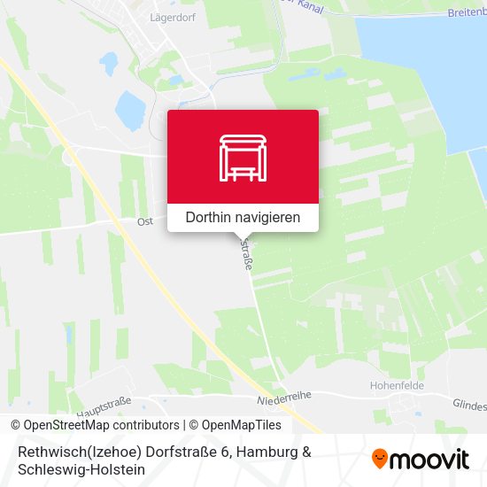 Rethwisch(Izehoe) Dorfstraße 6 Karte