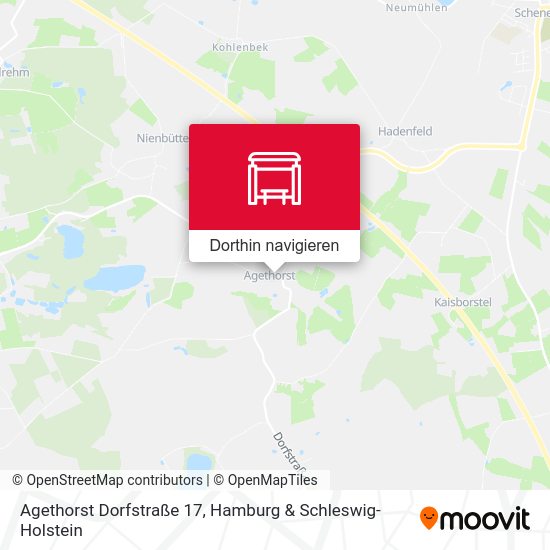 Agethorst Dorfstraße 17 Karte