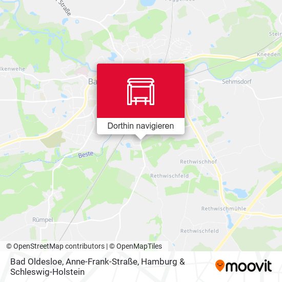 Bad Oldesloe, Anne-Frank-Straße Karte