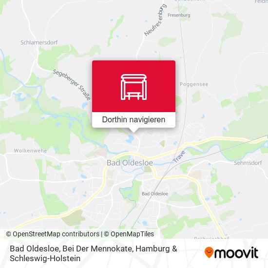 Bad Oldesloe, Bei Der Mennokate Karte