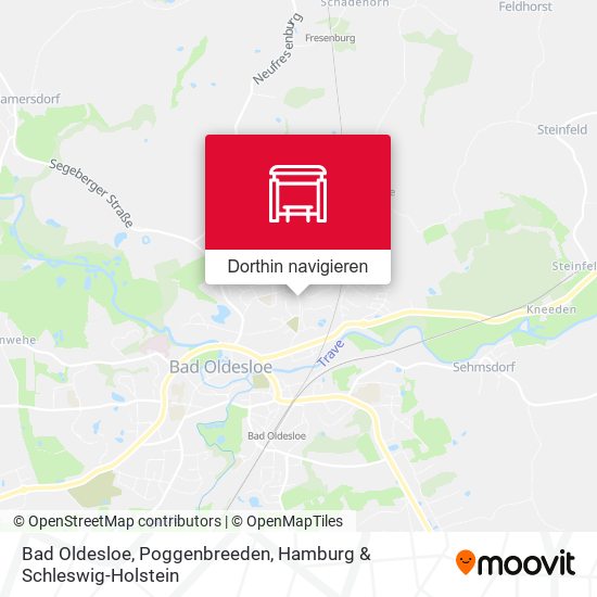 Bad Oldesloe, Poggenbreeden Karte