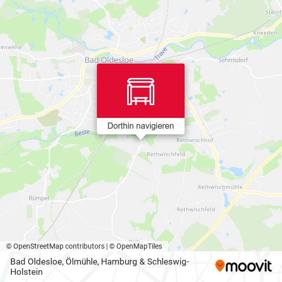 Bad Oldesloe, Ölmühle Karte