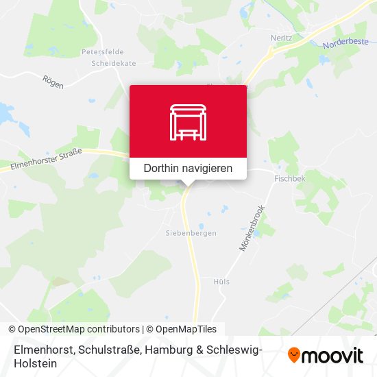Elmenhorst, Schulstraße Karte