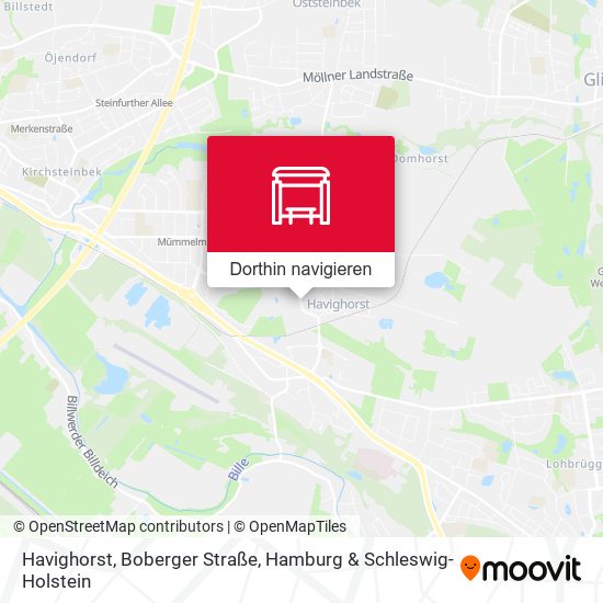 Havighorst, Boberger Straße Karte