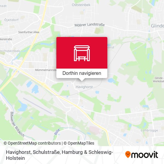 Havighorst, Schulstraße Karte