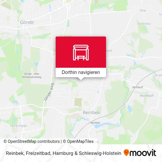 Reinbek, Freizeitbad Karte