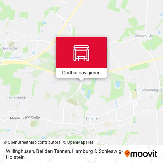 Willinghusen, Bei den Tannen Karte