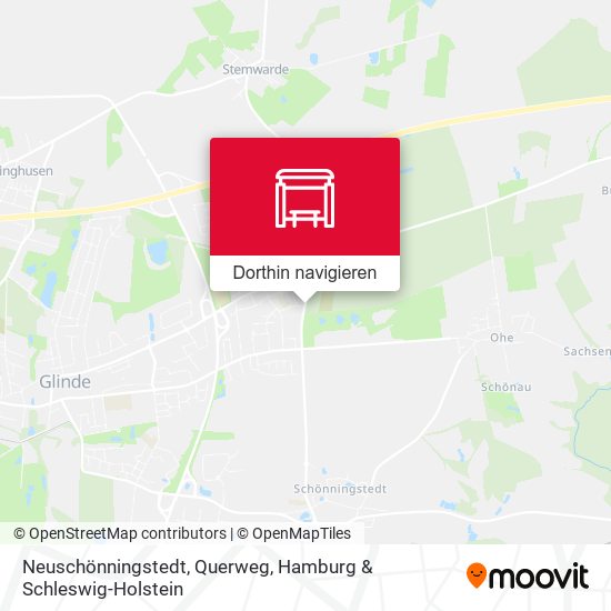 Neuschönningstedt, Querweg Karte