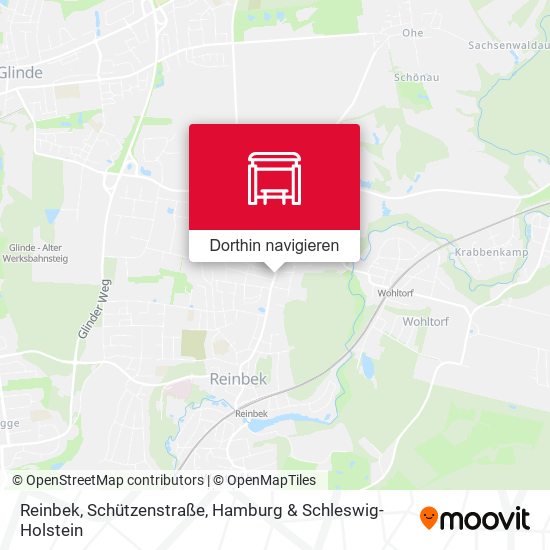 Reinbek, Schützenstraße Karte