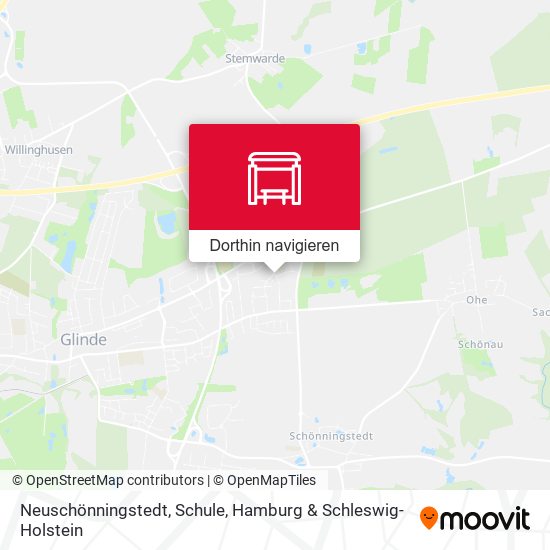 Neuschönningstedt, Schule Karte