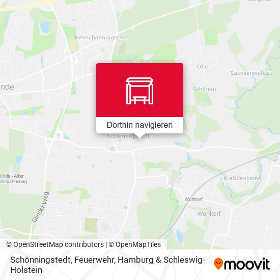 Schönningstedt, Feuerwehr Karte