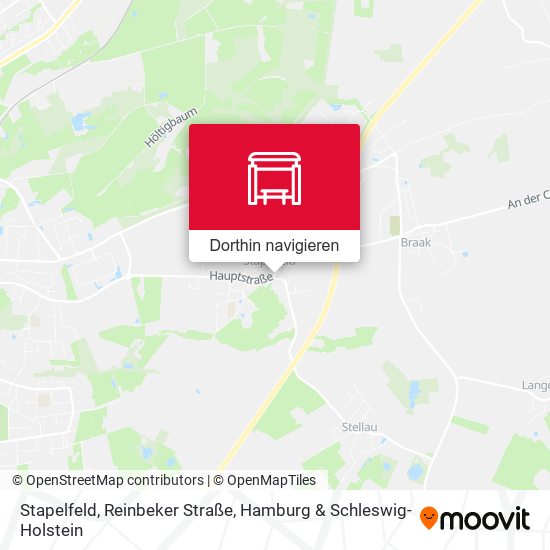 Stapelfeld, Reinbeker Straße Karte
